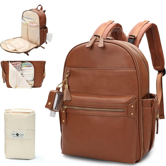 miss fong Diaper Bag (Brown) - Picture 1 of 3